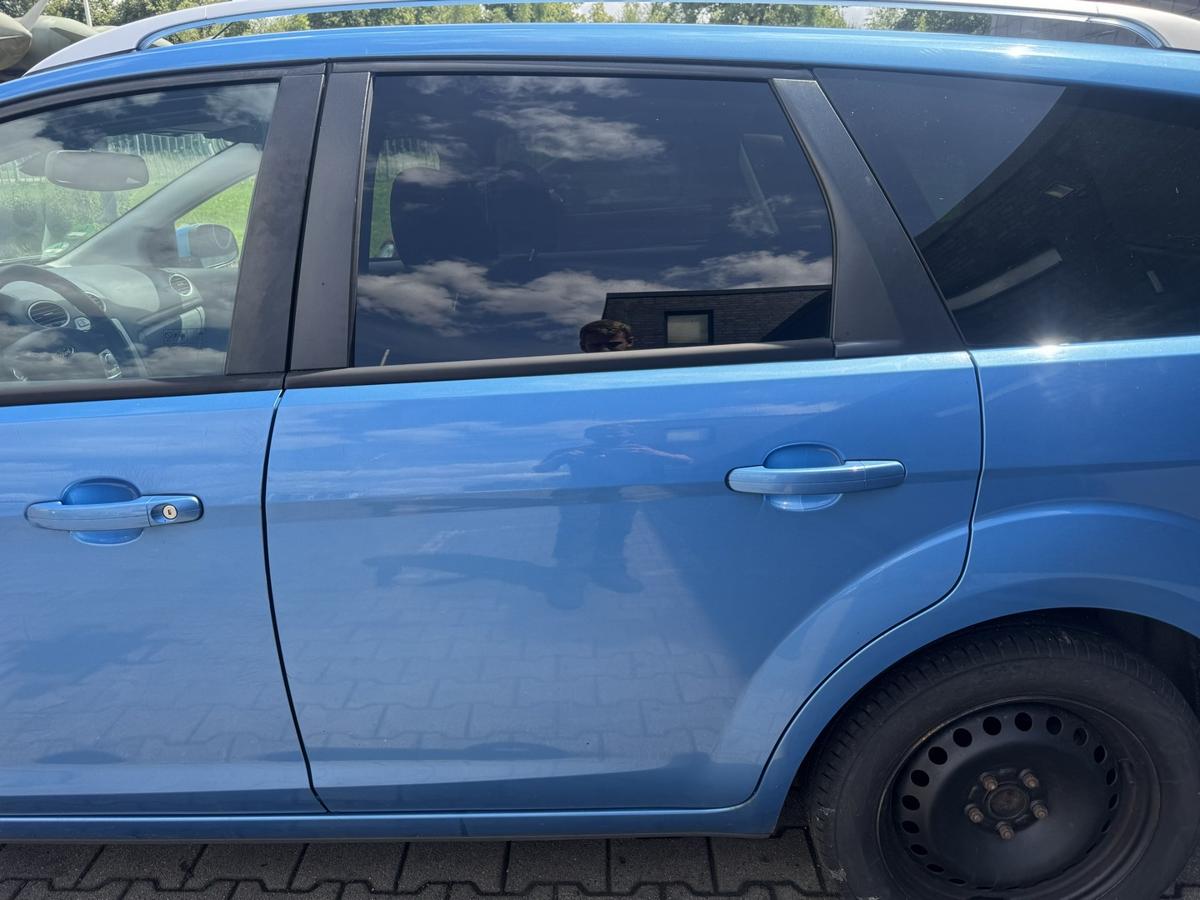 Ford Focus 2 original T&uuml;r hinten links Vision Blau Kombi Facelift Bj.2008
